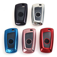 2 en 1 télécommande porte-clé avec film de bouton TPU ABS pour BMW M5 M6 1 3 4 série