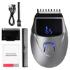 2 en 1 tondeuse à cheveux électrique tondeuse sans fil rechargeable hommes rasoir machine de coupe de cheveux