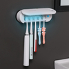 2 en 1 UV Porte-stérilisateur de brosse à dents électrique léger Séchage de brosse à dents automatique Stérilisation ult