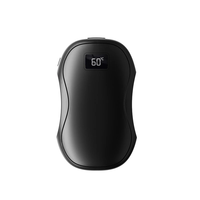 2 In 1 Magnetic Hand Warmer Creative Split Power Bank Mini Dual-sided Heating Hand Warmer with Digital Display Magnetic