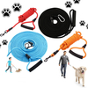 2 m/3 m/5 m/10 m Pet chiot ceinture noir formation sangle collier corde chien laisse marcher laisse 8mm chiot fourniture