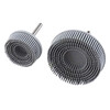 2 ou 3 pouces en caoutchouc à poils effilés Disque de forage Brosse Fixation Disque débavurage Brosse