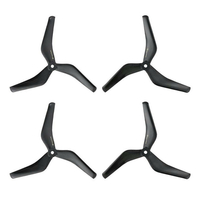 2 paires dhélices AZURE POWER BSP série 6145 6 pouces à 3 pales CW CCW pour Drone RC Freestyle FPV Racing