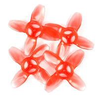 2 paires Emax Tinyhawk Indoor FPV Racing Drone Pièce de rechange Avan TH Turtlemode Propeller 4-Blade 40mm
