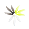 2 paires GEMFAN disquette 3 lames Proppy 4019 4 pouces 1.5mm Durable PC FPV hélice pour FPV Racing RC Drone