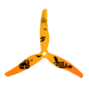 2 paires Gemfan Halloween Edition 5.1x3.6mm Freestyle4 5.1" Hélice Tri-Pale pour RC Drone FPV Racing