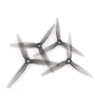 2 paires HQProp 5.1x2.5x3 5125 hélice à 3 pales 5mm trou poly carbonate couleur grise pour drone RC FPV Racing