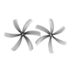 2 paires HQProp 5x4x6 5 pouces 6 pales gris CW CCW hélice en polycarbonate pour drone de course FPV