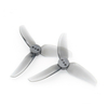 2 paires HQProp Hélice Durable T2.5X2X3V2S 2.5 "Gris (2CW + 2CCW) -Poly Carbonate pour FPV Racing RC Drone