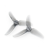 2 paires HQProp Hélice Durable T2.5X2X3V2S 2.5 "Gris (2CW + 2CCW) -Poly Carbonate pour FPV Racing RC Drone