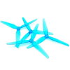 2 paires HQProp hélice durable T5X2X3 5 pouces poly hélice en carbonate bleu pour FPV Racing RC Drone