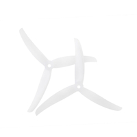 2 paires HQProp J37 Hélice à 3 pales de 4, 9 pouces (2CW + 2CCW) - Arbre en poly carbonate de 5 mm pour drone FPV Racing