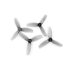 2 paires HQProp T76MMX3 T76 76mm 3 pales 5mm arbre Poly Carbonate gris hélice pour Cinewhoop RC Drone FPV Racing