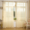 2 Panneau Beige Évider Sheer Tulle Rideaux Fenêtre Screening Respirant Chambre Étude Home Decor