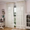 2 panneau jacquard plume peint pure rideaux de tulle balcon de la chambre fenêtre de dépistage 4 couleurs