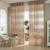2 panneaux de style européen Jacquard respirant Voile voilages rideaux chambre salon fenêtre dépistage