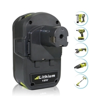 2 paquets de 18V 6.0Ah Lithium Batterie avec une forte compatibilité perceuse à main efficace et durable