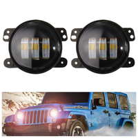 2 pc 4 po LED feux de brouillard ampoule pour jeep wrangler jk dodge magnum