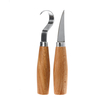 2 PCS / ensemble En Acier Inoxydable Sculpture Sur Bois Cutter Boiseries Sculptural BRICOLAGE Poignée En Bois Cuillère S