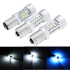2 pcs 1156 1157 LED Inversion De Voiture Lumières De Secours Frein Brouillard Tournant Décodage Ampoule Lampe 21 W 6500