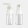 2 Pcs 20 ml Transparent En Plastique Bouteille De Pulvérisation Ensemble Squeeze Tuyau Bouteille Lotion Hydratant Crème