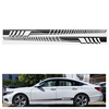 2 PCS 205 cm Racing Stripe Totem Body Sticker Côté Jupe Vinyle Decal Décor