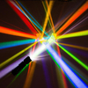 2 Pcs 2.2x2.2x2.2 cm Optique Verre Éducatif Prisme Croix Dichro que X-Cube Verre Prismes RGB Combiner Décoration Verre S
