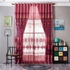 2 Pcs 250 cm x 100 cm Luxueux Jacquard Voile Porte Rideau Fenêtre Chambre Rideaux Accueil Mode Décor