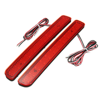 2 Pcs 3528 24LED Pare-chocs Arrière Feux Arrière Arrêt De Frein En Cours Dexécution Tournez Antibrouillards Pour La
