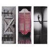 2 Pcs 3D Porte Autocollant Mural Wrap Mural Auto-Adhésif Décor À La Maison Scène Decal