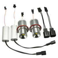 2 PCS 40W LED Ange Yeux Lumières Marqueur Halo Anneau Ampoules Aucune Erreur OBC Pour BMW E39 E60 E83