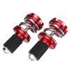 2 pcs 7/8 Pouce 22mm Moto Poignée Guidon Poignées Bar End Cap Plugs Aluminium Pour Honda/Kawasaki / Suzuki / Yamaha