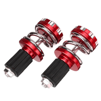 2 pcs 7/8 Pouce 22mm Moto Poignée Guidon Poignées Bar End Cap Plugs Aluminium Pour Honda/Kawasaki / Suzuki / Yamaha
