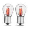 2 PCS amélioré 1157 BAY15D 21 / 5W rouge 4 filament COB LED feux stop stop ampoule parking tour lampe 450LM Super Bright