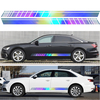 2 Pcs Car Side Body Vinyl Decal Stickers Stripe Laser Decals Graphics Universal