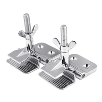 2 pcs Écran Dimpression Papillon Cadre Charnière Pince Chrome Plaqué DIY Outil Matériel