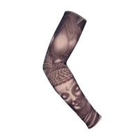 2 PCS Crème Solaire Glace Filament De Tatouage Bras De Refroidissement Manches Couverture Équitation Vélo Golf Sport UV