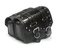2 PCS Côté Métal Boucle De Réglage Moto Gauche Droite En Cuir Sacoche Sac À Outils Sac À Carburant Bouteille Dhuile