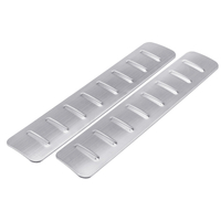 2 Pcs De Voiture En Acier Inoxydable Arrière Hayon Boot insère Cargo Tronc Plaques De Frottement Pour Range Rover Evoque