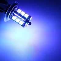 2 pcs de voiture LED antibrouillards H7/H11/9005/9006 RGBW multicolores 5050 27 SMD lampes de décoration avec télécomman