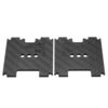 2 PCS Eachine Wizard X220S FPV Racer Drone RC Pièce Détachée de Caméra Angle Échelle Plaque Latérale Avant en Fibre de C