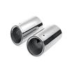 2 PCS En Acier Inoxydable Tuyau Déchappement Silencieux Queue Tuyau Pour Jaguar XE R Sport