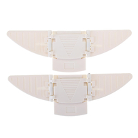 2 Pcs Enfants Porte Coulissante Serrure Sécurité Adhésif Protecteur Déplacer Fenêtre Anti-pincement Porte Cabinet