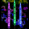 2 pcs LED solaire lumière alimenté bulle RVB lumière couleur changeant pelouse lampe jardin décor