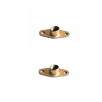 2 PCS M6 binaural plaque écrous autobloquants plat écrou rond pour avion RC avions fixe Wing