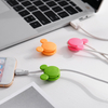 2 Pcs Mignon Mini Souris Motif Multifonction Enroulement bidirectionnel Bureau Tidy Gestion Câble Organisateur Enrouleur
