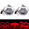2 Pcs Mini Voiture LED Projecteur Phares Halo Anneau Angel Eye Lumières RHD Bi-Xénon HID Lampes 3000LM 3 Pouce 12 V 35 W