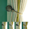 2 Pcs Moderne Rideau Retenue Embrasse Creux En Métal Cravate Gland Crochet Porte-Boucle