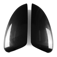 2 PCS noir ABS couverture de rétroviseur arrière de voiture en fibre de carbone côté extérieur pour Mazda 6 Atenza 2014-