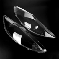 2 Pcs Phare De Voiture Phare Lentille Couvre Gauche et Droite TGDCR01542 Pour Ford Fiesta 2009-2014